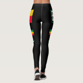Leggings Drapeau Bénin (Dos)
