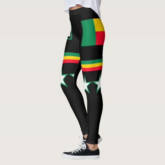 Leggings Drapeau Bénin (Gauche)