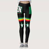 Leggings Drapeau Bénin (Devant)