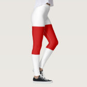 Leggings Drapeau biélorusse (rouge et blanc) (Droite)