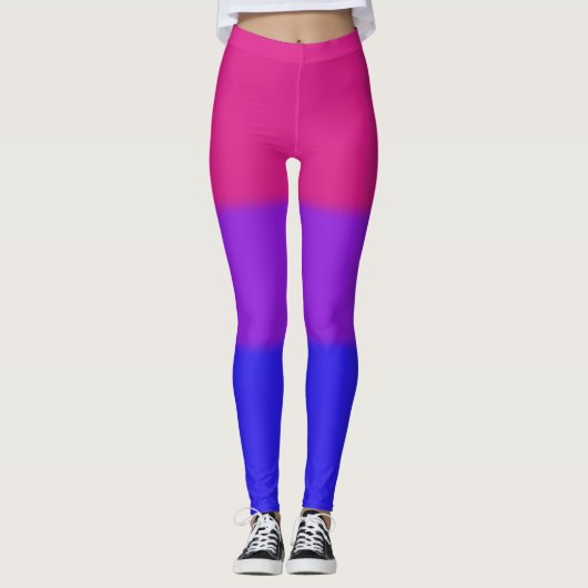 Leggings Drapeau bisexuel de fierté de Falln (Devant)