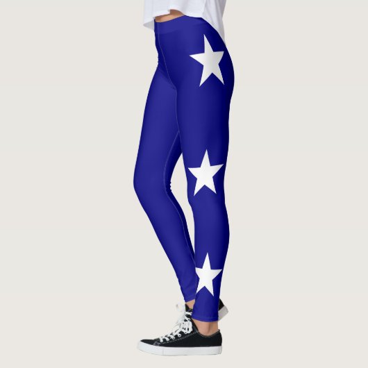 Leggings Drapeau bleu Bonnie (Gauche)