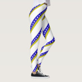 Leggings Drapeau bosnien de rayures (Droite)