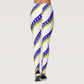 Leggings Drapeau bosnien de rayures (Dos)