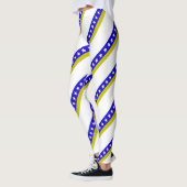 Leggings Drapeau bosnien de rayures (Gauche)