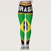 Leggings Drapeau Brasil (Devant)