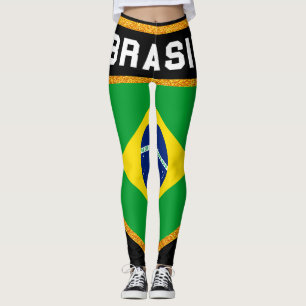 Leggings Drapeau Brasil