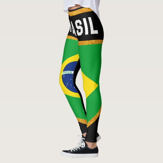 Leggings Drapeau Brasil (Gauche)