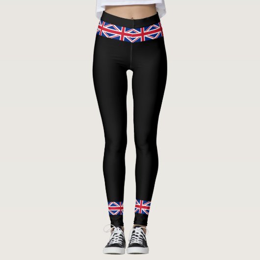 Leggings Drapeau britannique Royal Union Jack (Devant)
