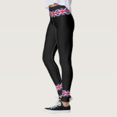 Leggings Drapeau britannique Royal Union Jack (Gauche)