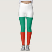 Leggings Drapeau Bulgare Patriotique (Devant)