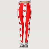 Leggings Drapeau-Canadien (Devant)