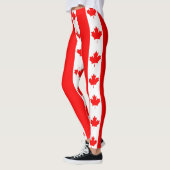Leggings Drapeau-Canadien (Gauche)