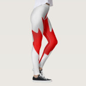 Leggings Drapeau canadien de la mode (Droite)