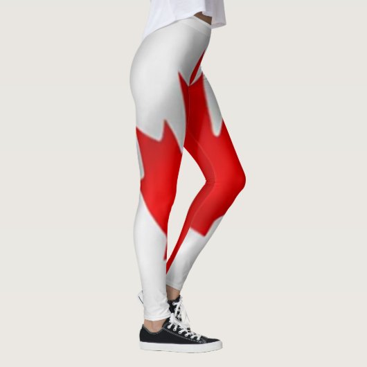 Leggings Drapeau canadien de la mode (Droite)
