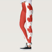 Leggings Drapeau canadien patriotique (Gauche)