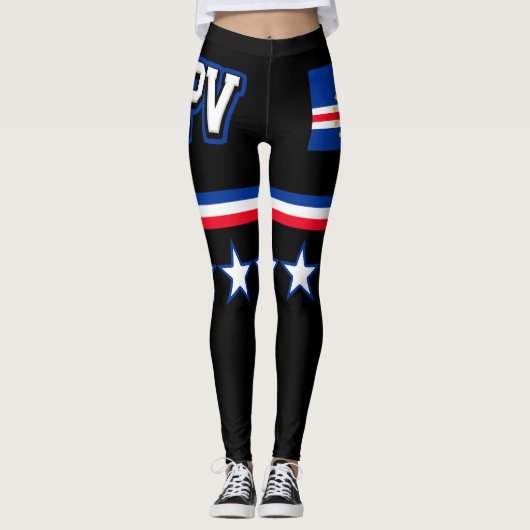 Leggings Drapeau Cape Vede (Devant)