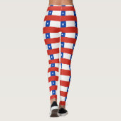 Leggings Drapeau chilien (Dos)