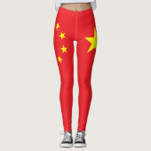 Leggings Drapeau chinois (Devant)
