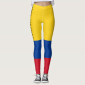 Leggings Drapeau Colombie - Bandera De Colombia (Devant)