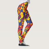 Leggings Drapeau Colombie Motif coloré (Droite)