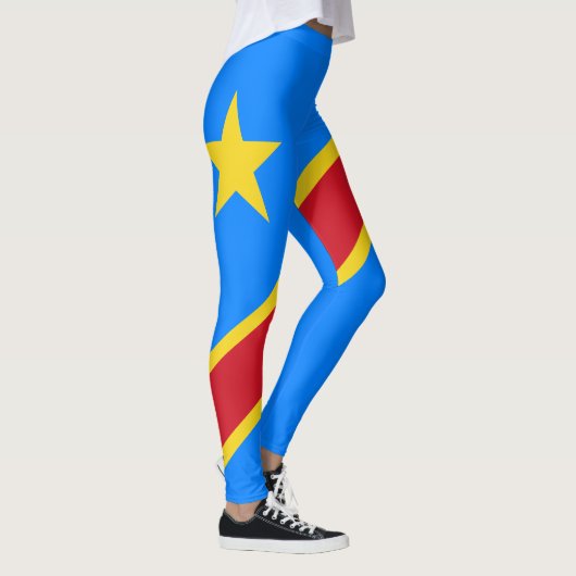 Leggings Drapeau Congo Kinshasa (Droite)