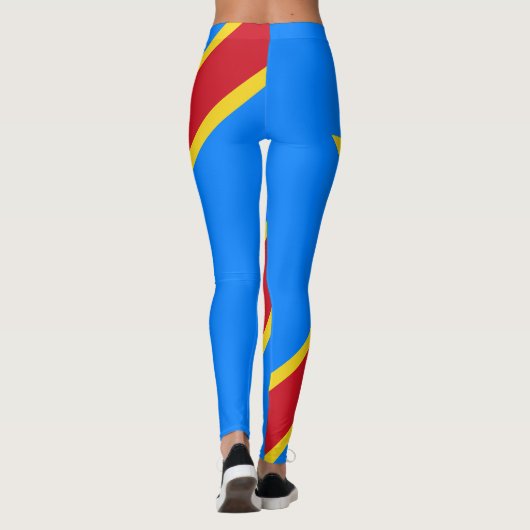 Leggings Drapeau Congo Kinshasa (Dos)