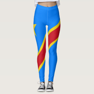 Leggings Drapeau Congo Kinshasa