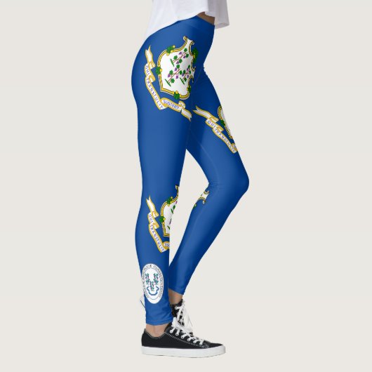 Leggings Drapeau Connecticut (Droite)