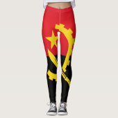 Leggings Drapeau Cool Angola (Devant)