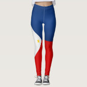 Leggings Drapeau Cool aux Philippines (Devant)