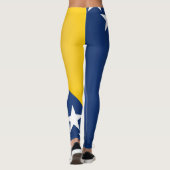 Leggings Drapeau Cool Bosnie-Herzégovine (Dos)