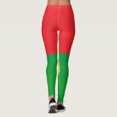 Leggings Drapeau cool Burkina Faso (Dos)