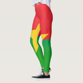Leggings Drapeau cool Burkina Faso (Gauche)