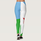 Leggings Drapeau Cool de Djibouti (Dos)
