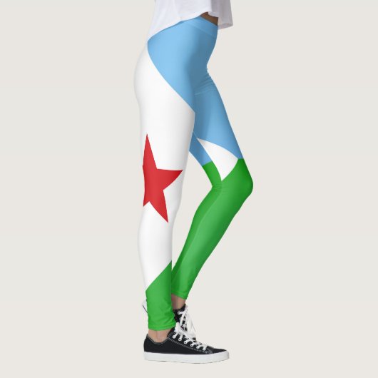 Leggings Drapeau Cool de Djibouti (Droite)