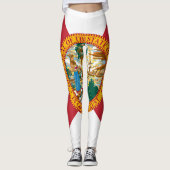Leggings Drapeau Cool De Floride (Devant)