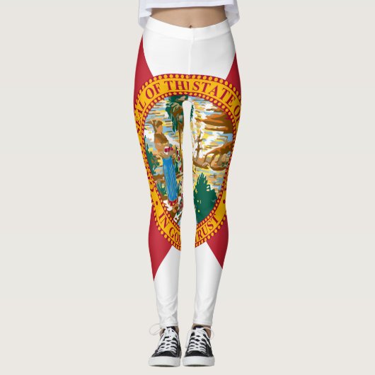 Leggings Drapeau Cool De Floride (Devant)
