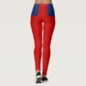 Leggings Drapeau Cool de Haïti (Dos)