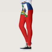 Leggings Drapeau Cool de Haïti (Gauche)