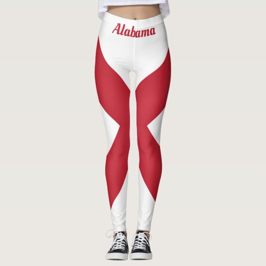 Leggings Drapeau cool De L'Alabama (Devant)