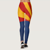 Leggings Drapeau Cool De L'Arizona (Dos)