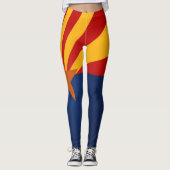 Leggings Drapeau Cool De L'Arizona (Devant)