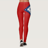 Leggings Drapeau Cool De L'Arkansas (Dos)