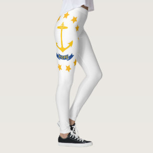 Leggings Drapeau cool De L'État De Rhode Island