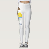 Leggings Drapeau cool De L'Illinois (Devant)