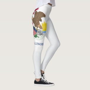 Leggings Drapeau cool De L'Illinois