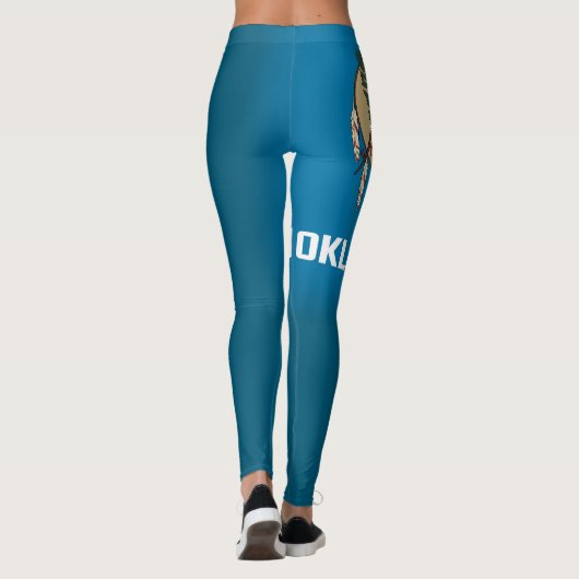 Leggings Drapeau Cool De L'Oklahoma (Dos)
