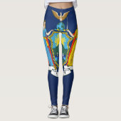Leggings Drapeau Cool De New York (Devant)
