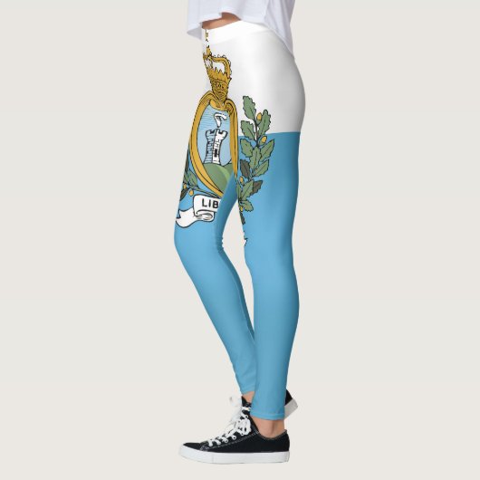 Leggings Drapeau Cool de Saint-Marin (Gauche)